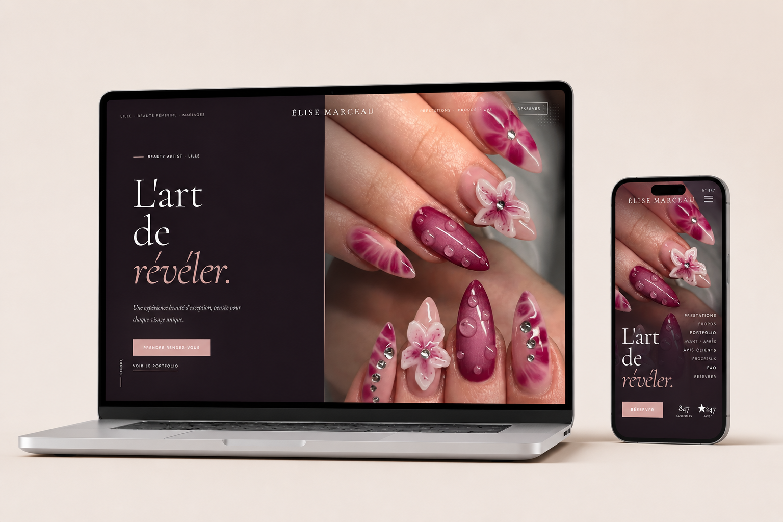 Modèle Beauty Artist HMS Digital